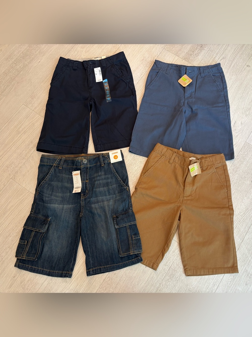 4 Pairs NWT Boys Size 12 Shorts (Gymboree, Crazy 8, Children’s Place)